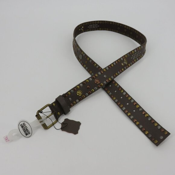 Mossimo Supply Co Women 2XL Multicolor Stud Genuine Leather Belt NEW 2009 NWT - Picture 10 of 11